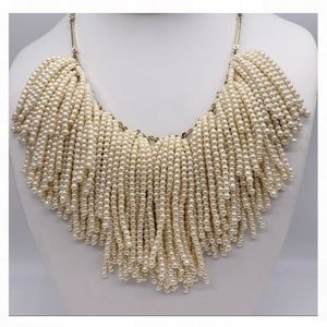 NWT Park Lane Darby Cascading Pearl Fringe Hostess Necklace